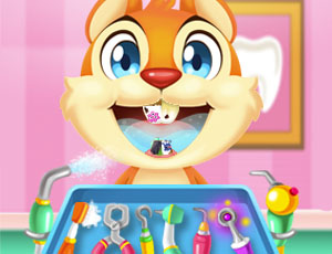 Crazy animals dentist — free online animal game