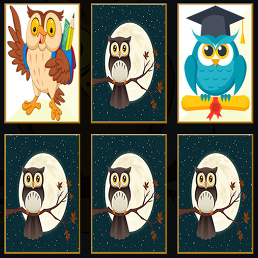 Cute Owl Memory — free online animal game