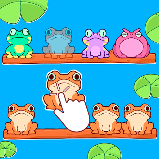Sorting frogs — free online animal game