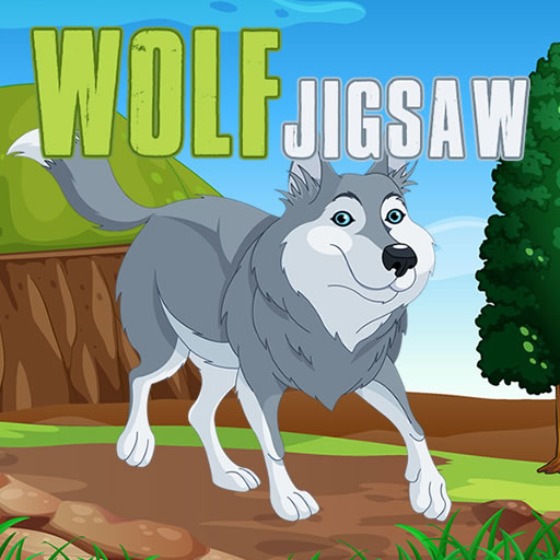 Wolf Jigsaw — free online animal game